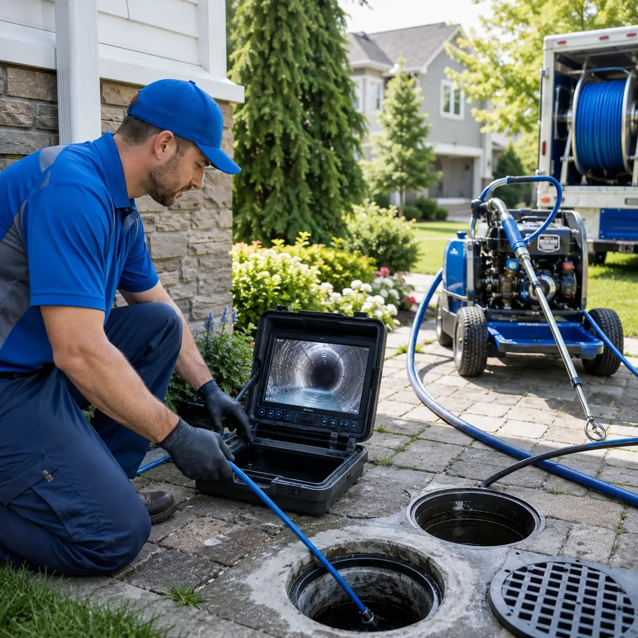 Outdoor drain cleaning professionals serving Berkshire, NY
