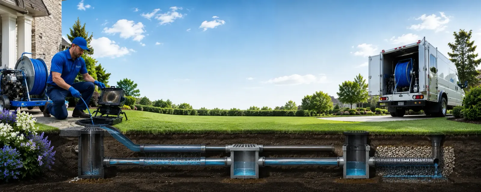 Outdoor drain cleaning information for Berkshire, NY